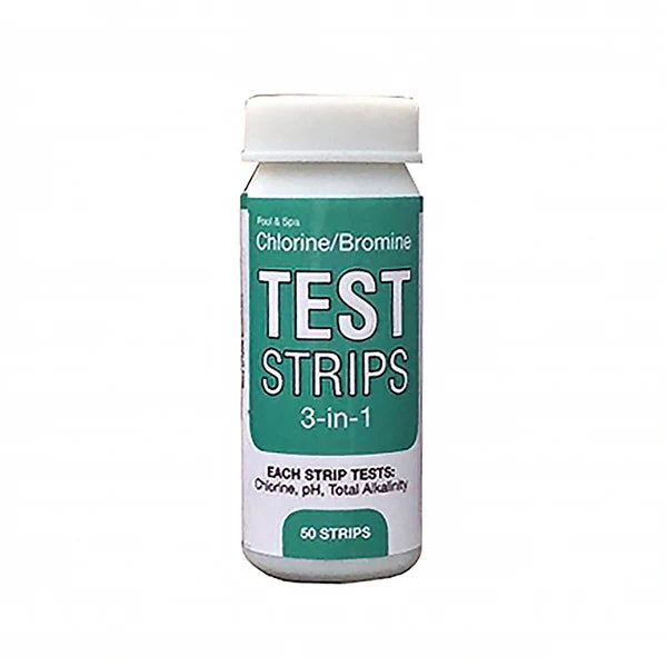 3 in 1 Chlorine Test Strips, 50 Pack