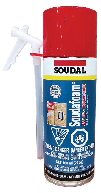 Gap Fill Polyurethane Foam - 300ml Straw