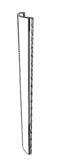 RAW - Black Ice Corner Panel, 48in - Black