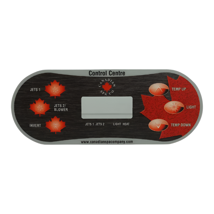 DISC - Topside Overlay, 2 Pump - Balboa TP600 (CSC)