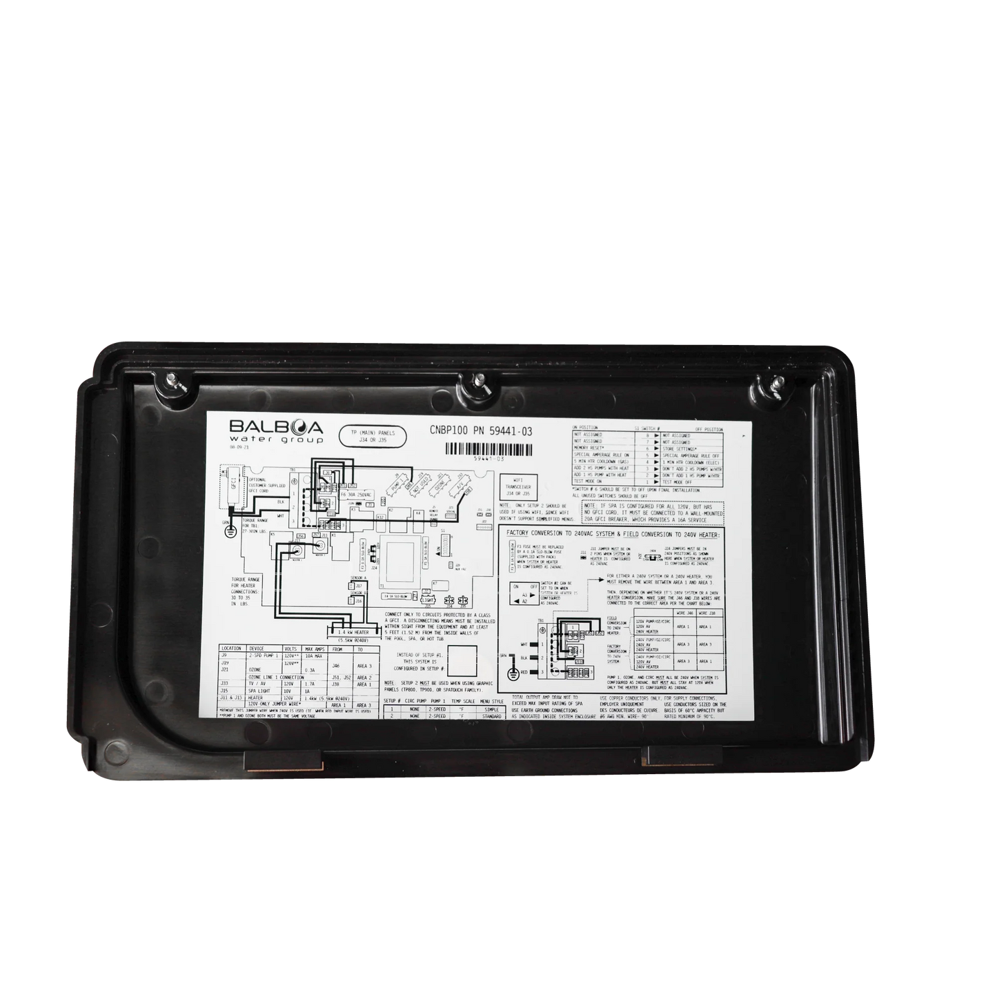 Control System, 120/240V - Balboa CNBP100