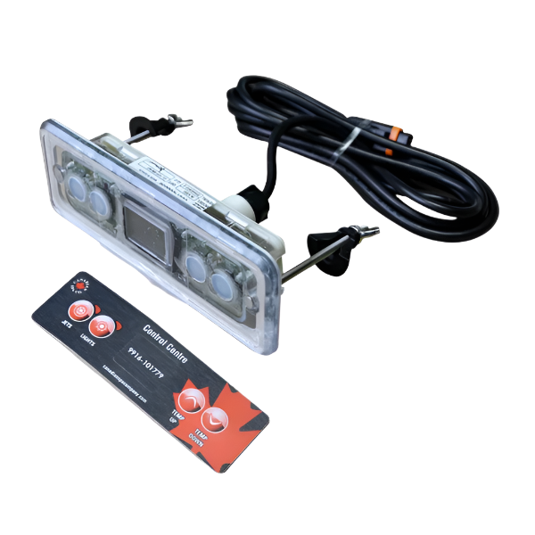 Gecko K300 Topside Control Panel and Overlay Combo
