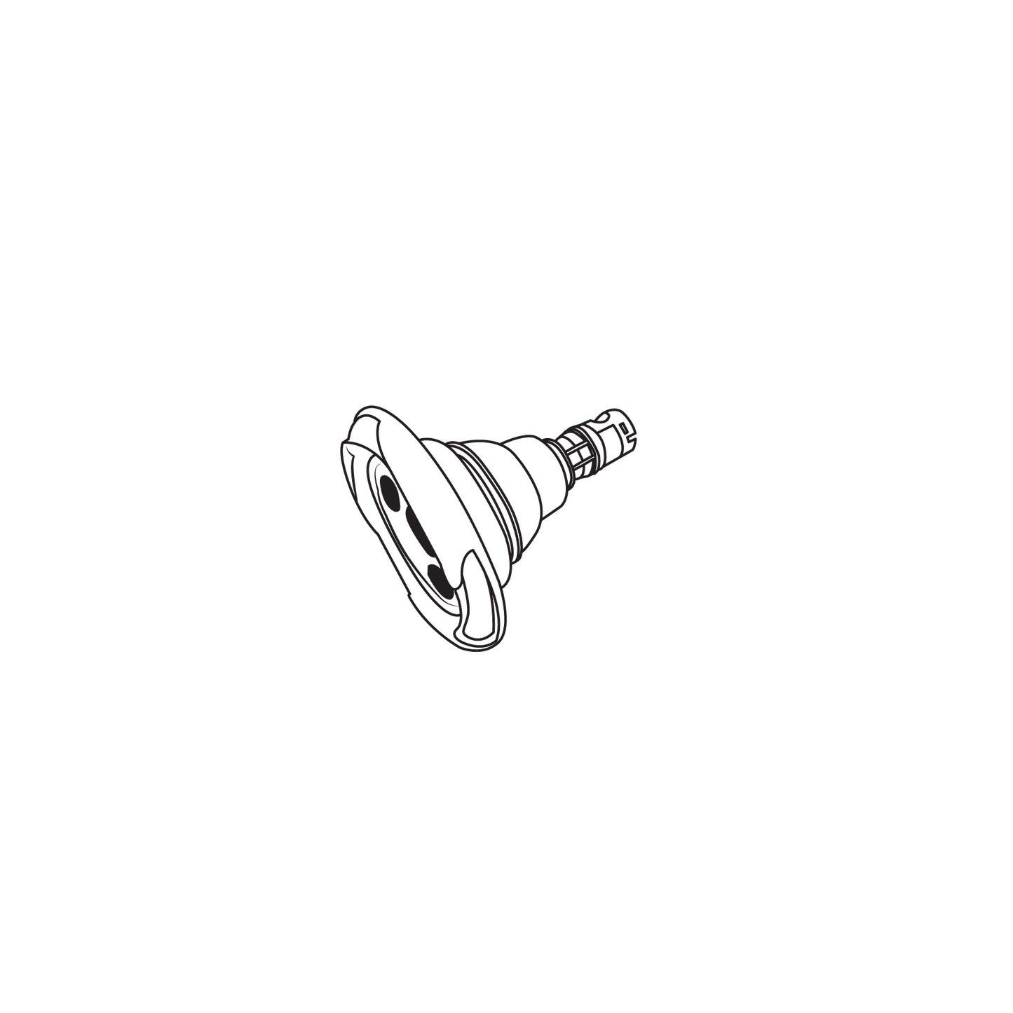 Jet Insert, Thread-in, Directional, Small 2.25in - Hurricane (CSC)