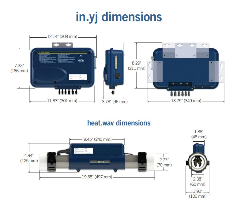Control System (no heater), 120/240V - Gecko in.yj-V3