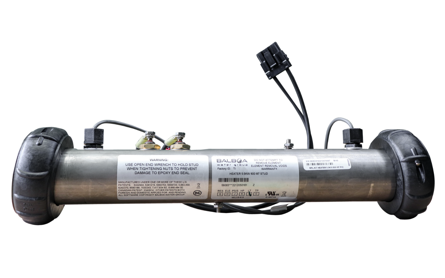 Flo-Thru Heater Assembly, 240V, 5.5kW - Balboa