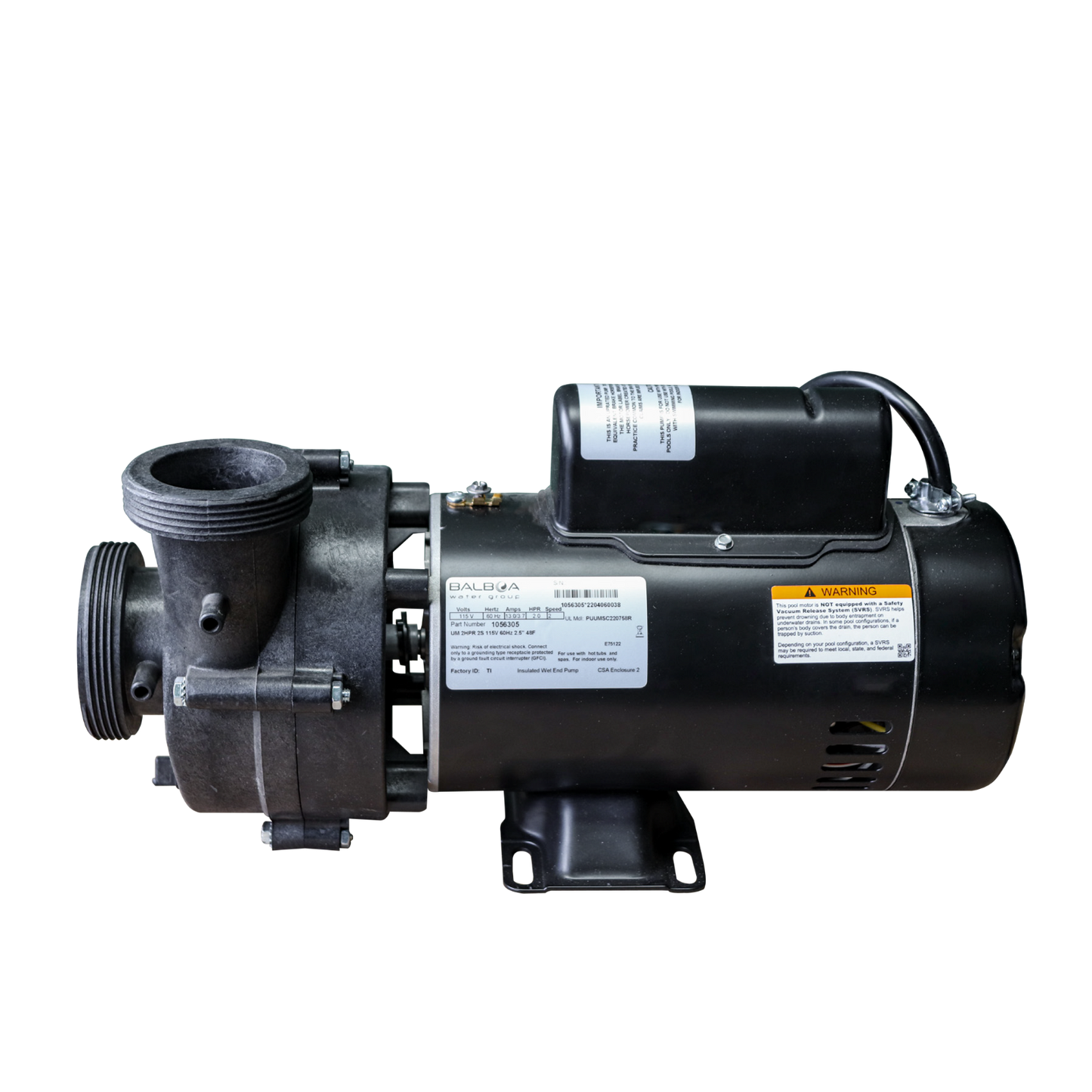 Pump 2HP 2SP 120V 2.5in/2in 60Hz - Balboa