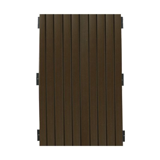 RAW - Black Ice Corner Panel, 48in x 11in- Brown
