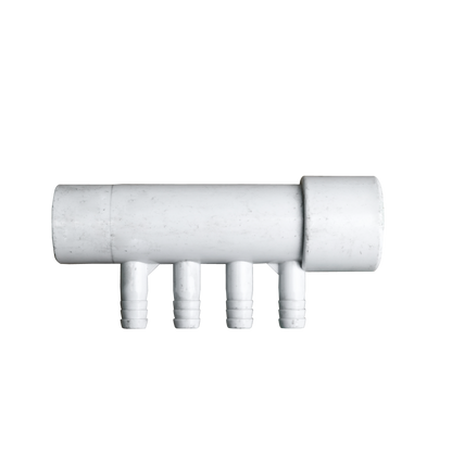 Air Manifold 1in S x 1in SP x 4-Port 3/8in RB