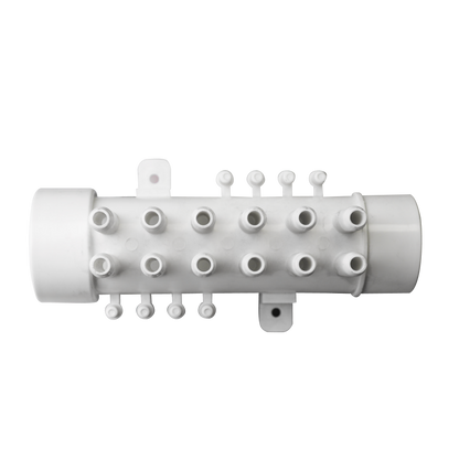 Air Manifold 1in S x 1in SP x 12-Port x 3/8in SB