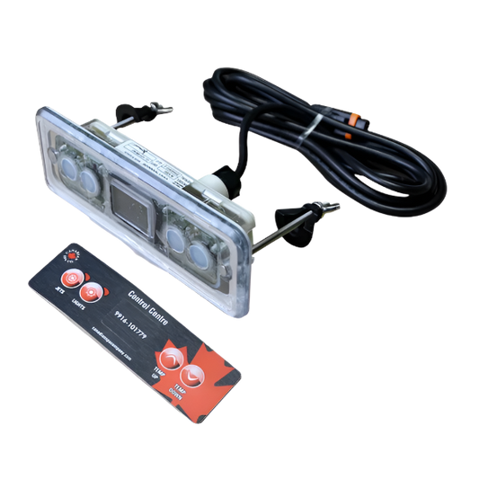 Gecko K300 Topside Control Panel and Overlay Combo