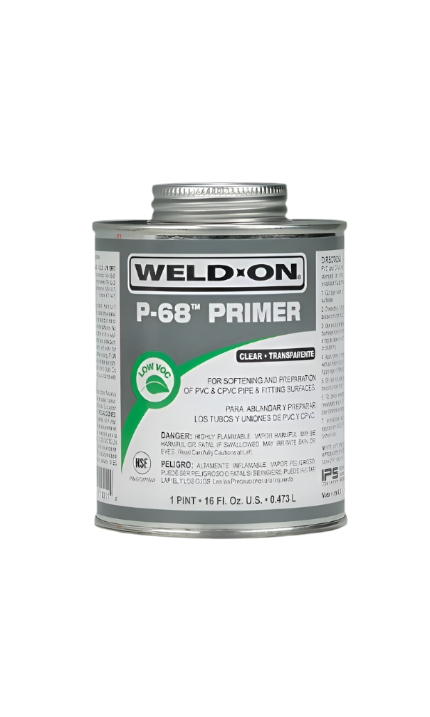 Pipe Glue Weld-On P-68 Primer - 1 Pint