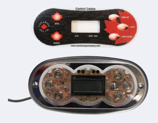 Balboa TP600 Topside Control Panel and 1 Pump Overlay Combo