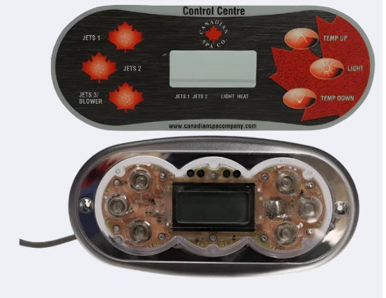 Balboa TP600 Topside Control Panel and 3 Pump Overlay Combo