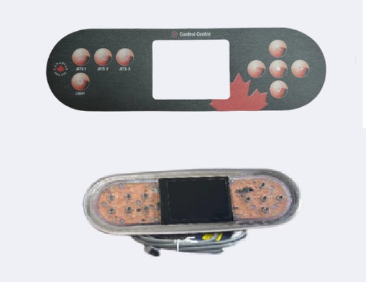 Balboa TP700 Topside Control Panel and 3 Pump Overlay Combo