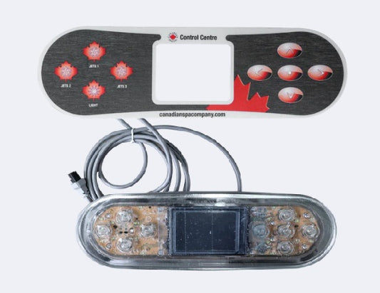 Balboa TP800 Topside Control Panel and 3 Pump Overlay Combo